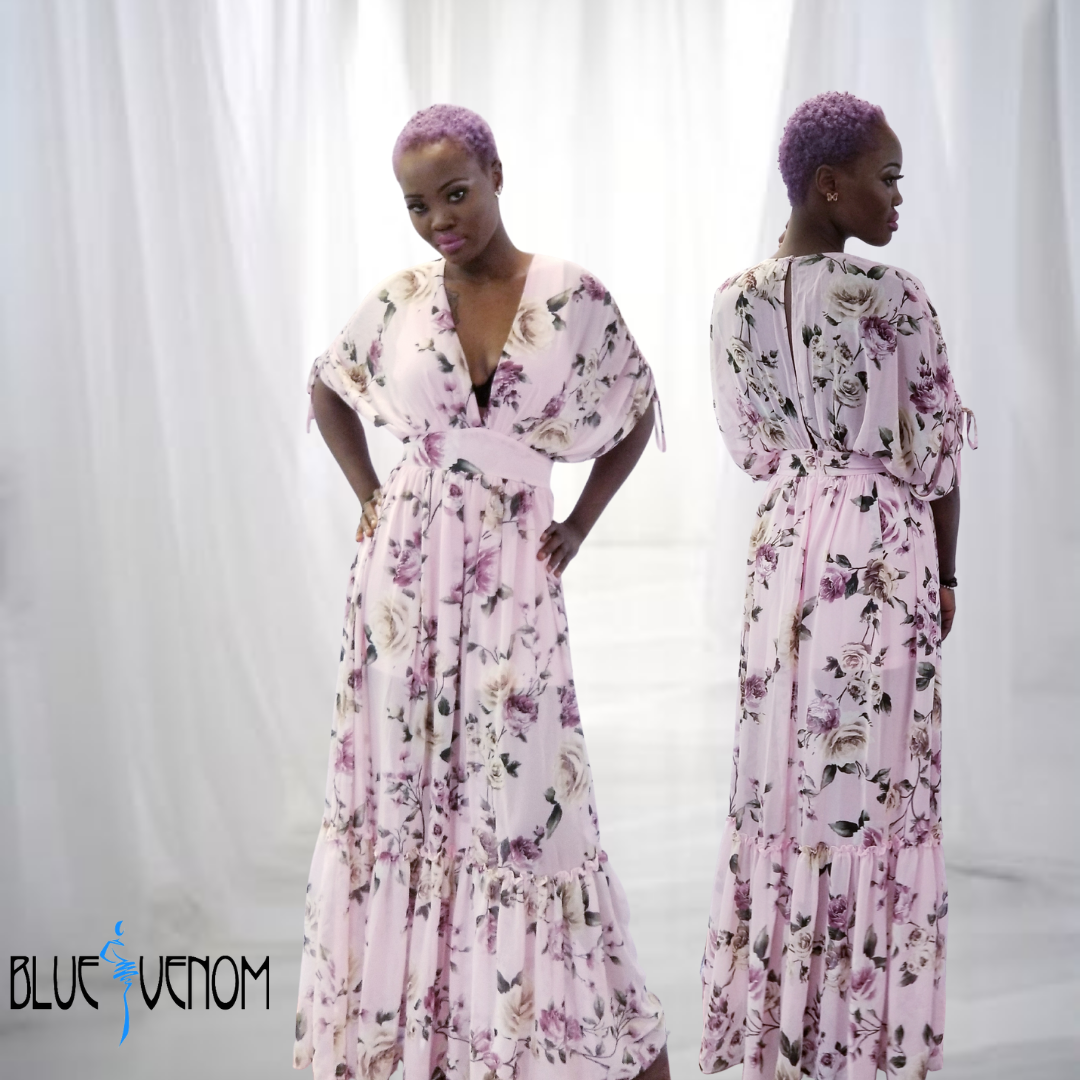 Floral Print Maxi Dress