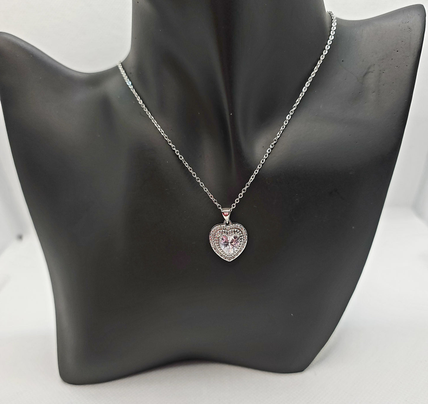 Bling Heart Necklace